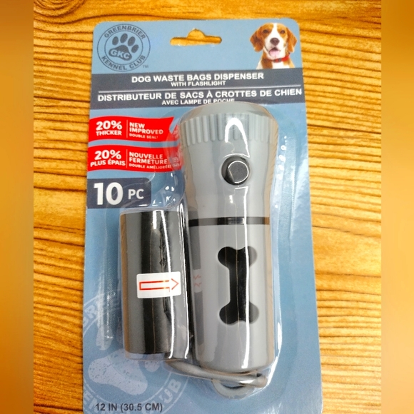 Dog Harness Collar and Leash Set With Bonus Flash Light And Waste Bag Dispenser - Picture 8 of 9